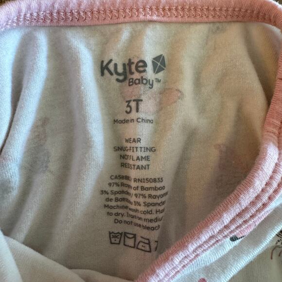 Kyte Baby Toddler Pajamas - Size 3T - Picture 4 of 4